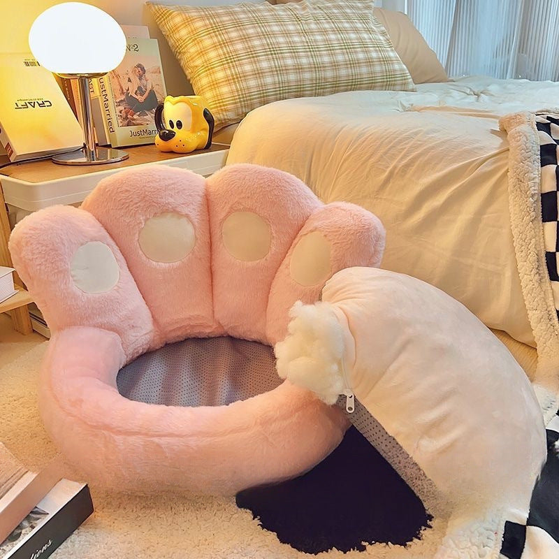 Cat Paw Cushion Floor Mat Bedroom Home Bay Window Bedside Carpet Office Long Sitting Lazy Sofa Tatami