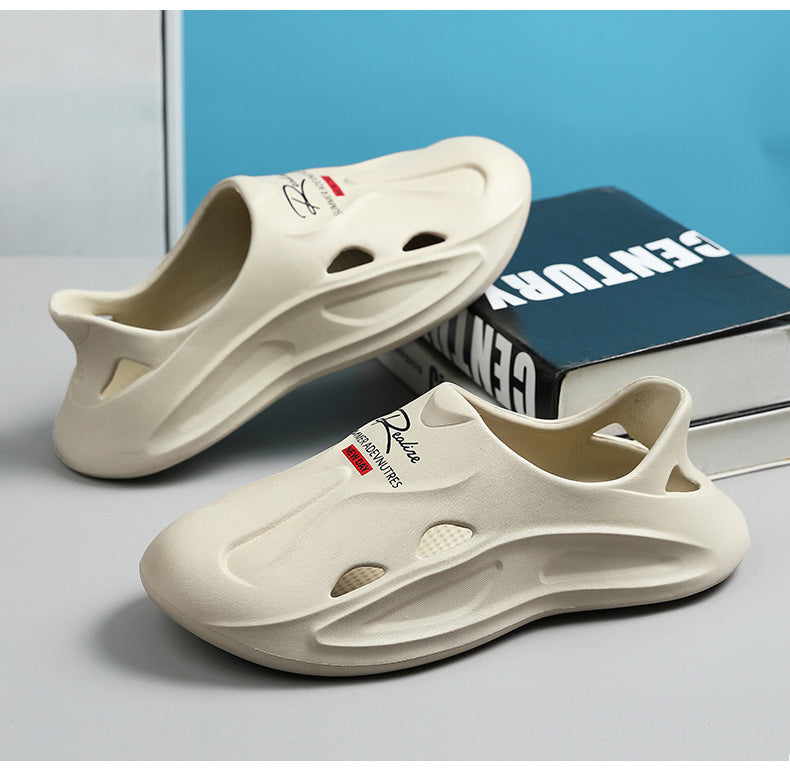 Driving Shoes for Men, Summer New Style Fishing Outdoor Closed-Toe Thick-Soled Non-Slip Odor-Free Sandals for Women