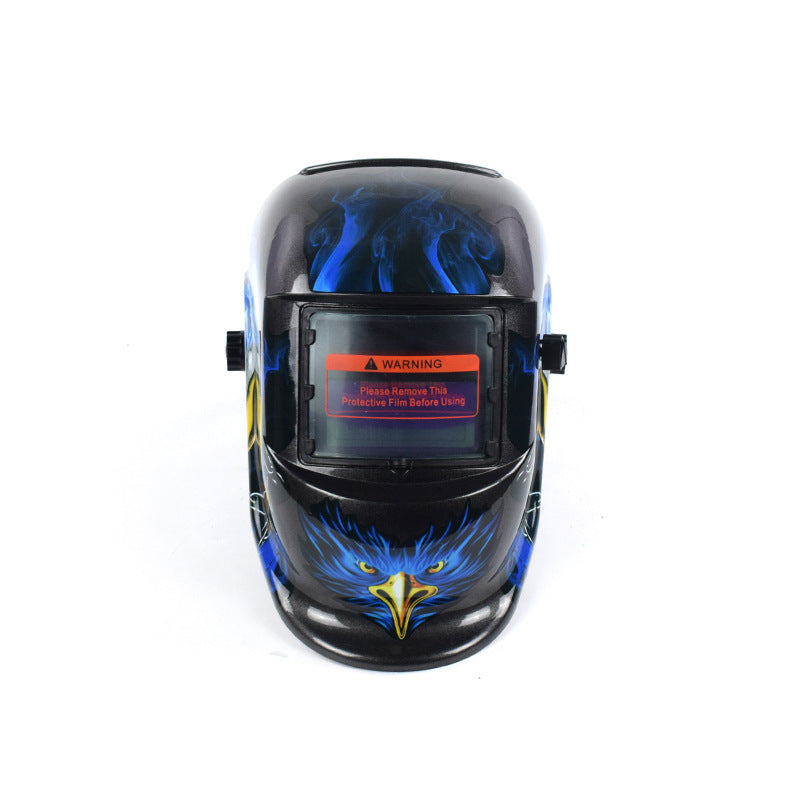 107Solar Automatic Dimming Welding Protective Mask Head-mounted Argon Arc Welding LCD Welder Mask
