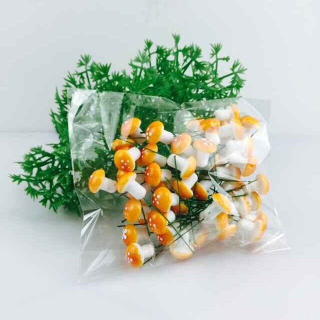 Simulation Plant 60A pack of colorful small mushrooms Special Offer Foam Mushroom Micro Landscape Potted Plant Accessories Ornaments
