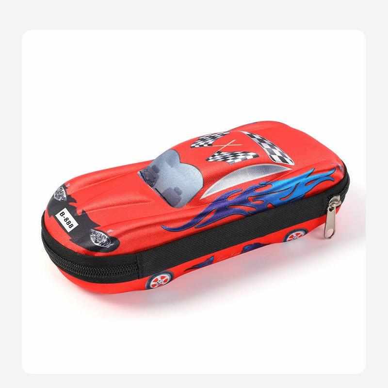 3D Racing car Pencil cases Cartoons school pencil case for c