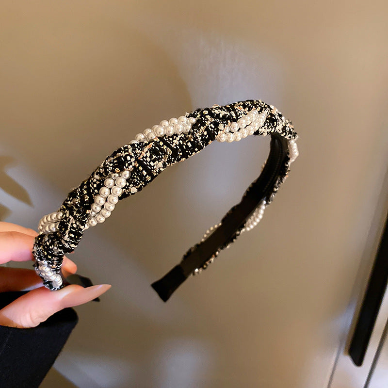 Super Fairy Sweet Cream Headband Internet Celebrity High Crown Face Washing Headband Fashionable Versatile Light Luxury Elegant Hair Accessories Wholesale