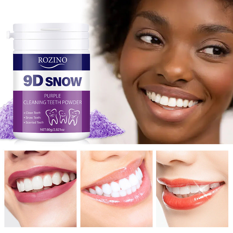 Exclusive for cross-border80g Tooth Powder Freshens Breath Removes Yellow Stains Removes Smoke Stains Removes Bad Breath Gentle Gum Care Tooth Powder Toothpaste