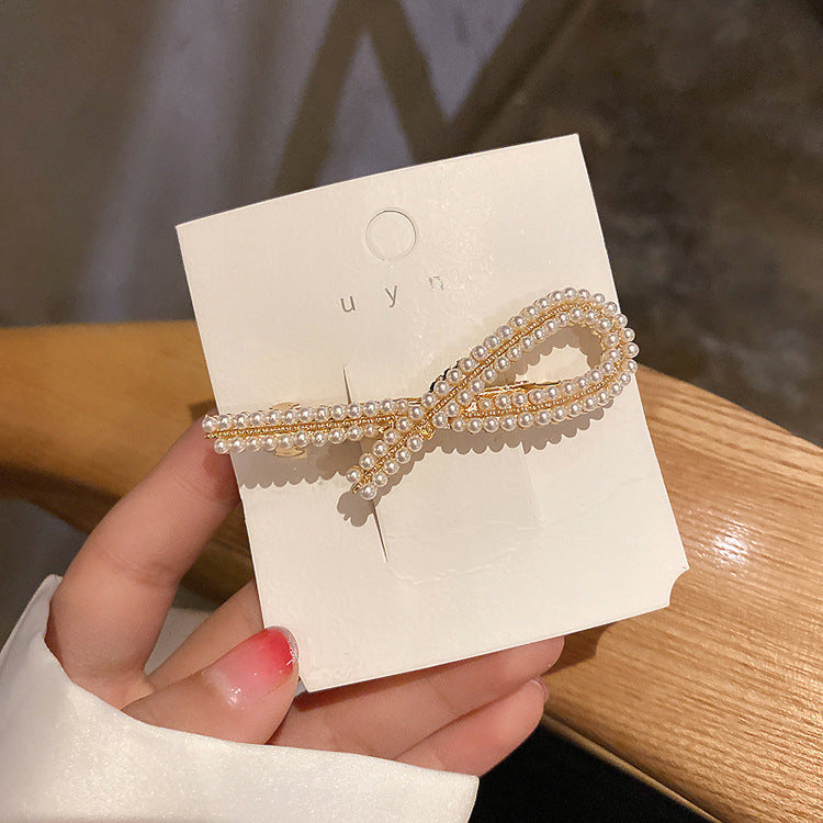 Pearl Large Star Clip Hair Clip Korea ins Fashionable Light Luxury Shark Clip Hair Claw Back of Head Side Hair Accessory for Women