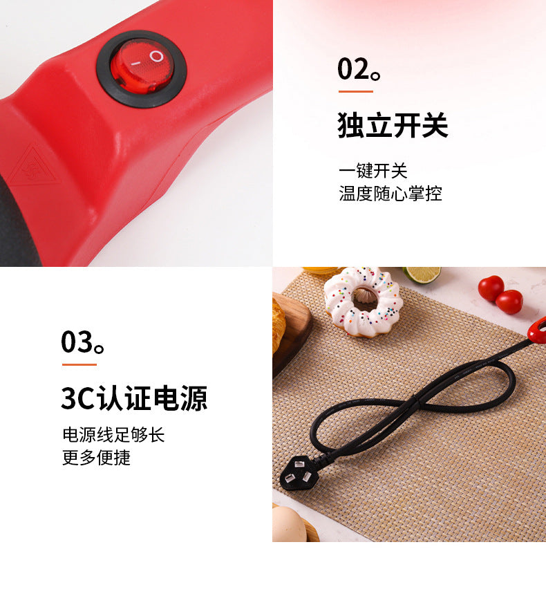 Germany PROKUDENT Home Use Thin Pancake Maker Spring Pancake Maker Roll Electric Pancake Pan Handheld Pancake Maker Internet Celebrity Same Model Thousand Layer