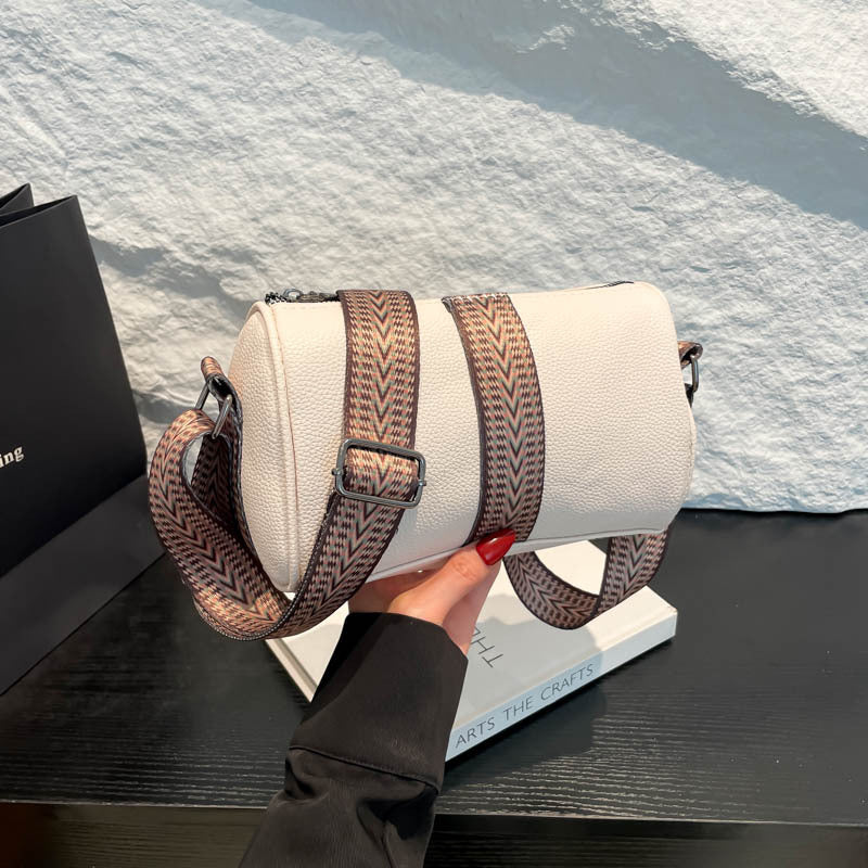 Genuine Leather Fashion Large Capacity Women's Bag2023New Top Layer Cowhide European and American Retro Casual Bag Trendy Single Shoulder Crossbody Bag