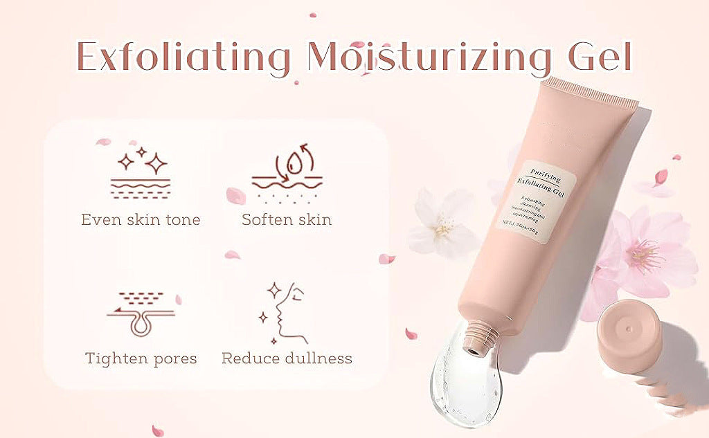 Cross-Border Hot-Selling Exfoliating Gel Cleanser Face Body Lotion Skin Scrub Cleansing Care Dead Skin Removal Gel