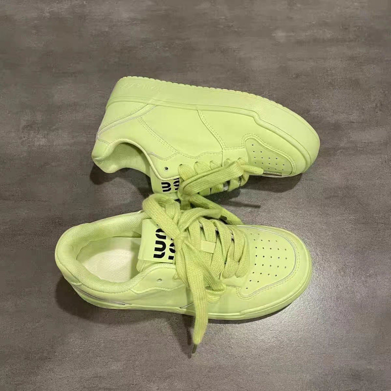 Casual Shoes Sports Summer Dopamine Niche Color Matching Loafers2025New casual college sneakers for women