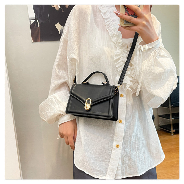 Fashionable and Elegant Small Square Bag2025Summer New Korean Style Niche Casual Commuter Crossbody Bag Trendy Shoulder Bag