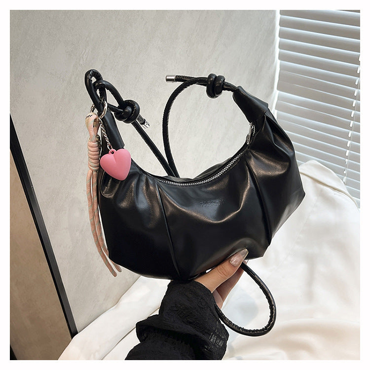 High-end Underarm Bag for Women2025New Trendy Fashion Versatile Casual Single Shoulder Bag Crossbody Dumpling Bag