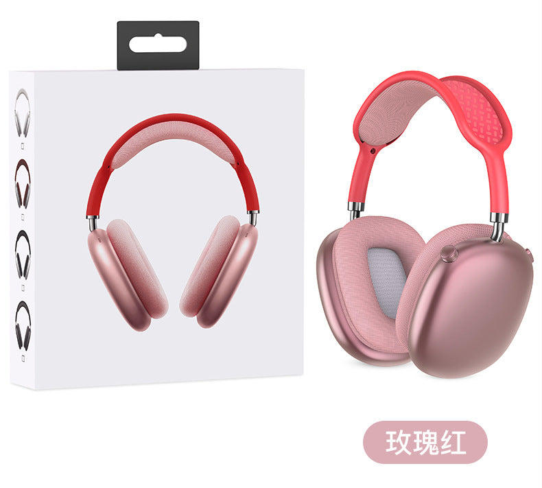 Cross-border Hot-Selling Retro P9 Plus Bluetooth Headphones Heavy Bass Wireless Sports Gaming Headphones Factory
