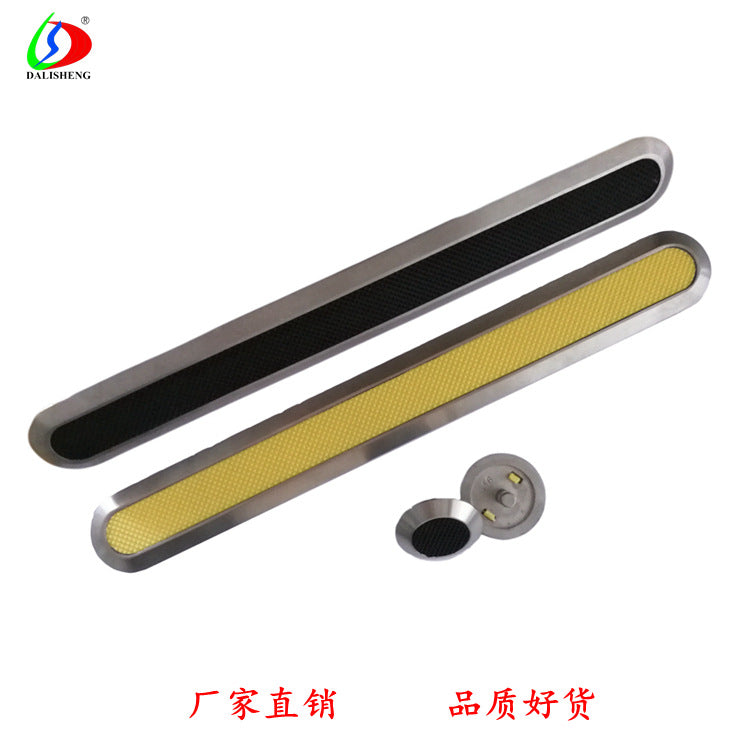 Diamond Sand Anti-Slip Strip304Stainless Steel Blind Walk Strip Guide Stud316Braille Guide Posts for Blind People