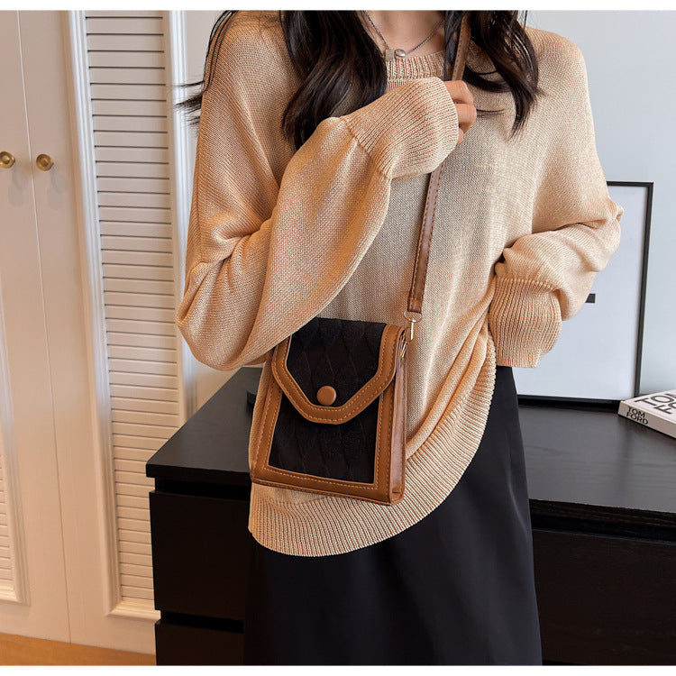 Commuting high-quality crossbody bag for women2023New stylish versatile women's shoulder bag ins Fashionable Phone Bag
