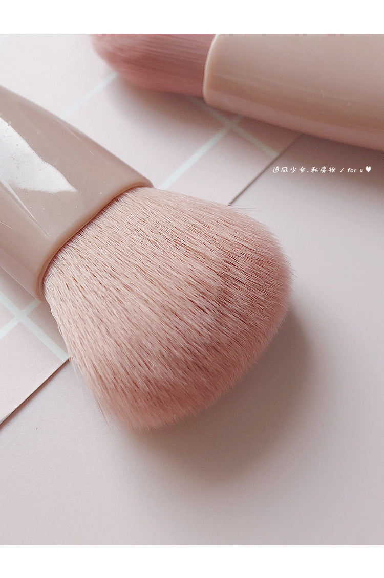 New Travel5Mirror Box Makeup Brush Set Portable Multifunctional Powder Brush Blush Brush Beauty Tool