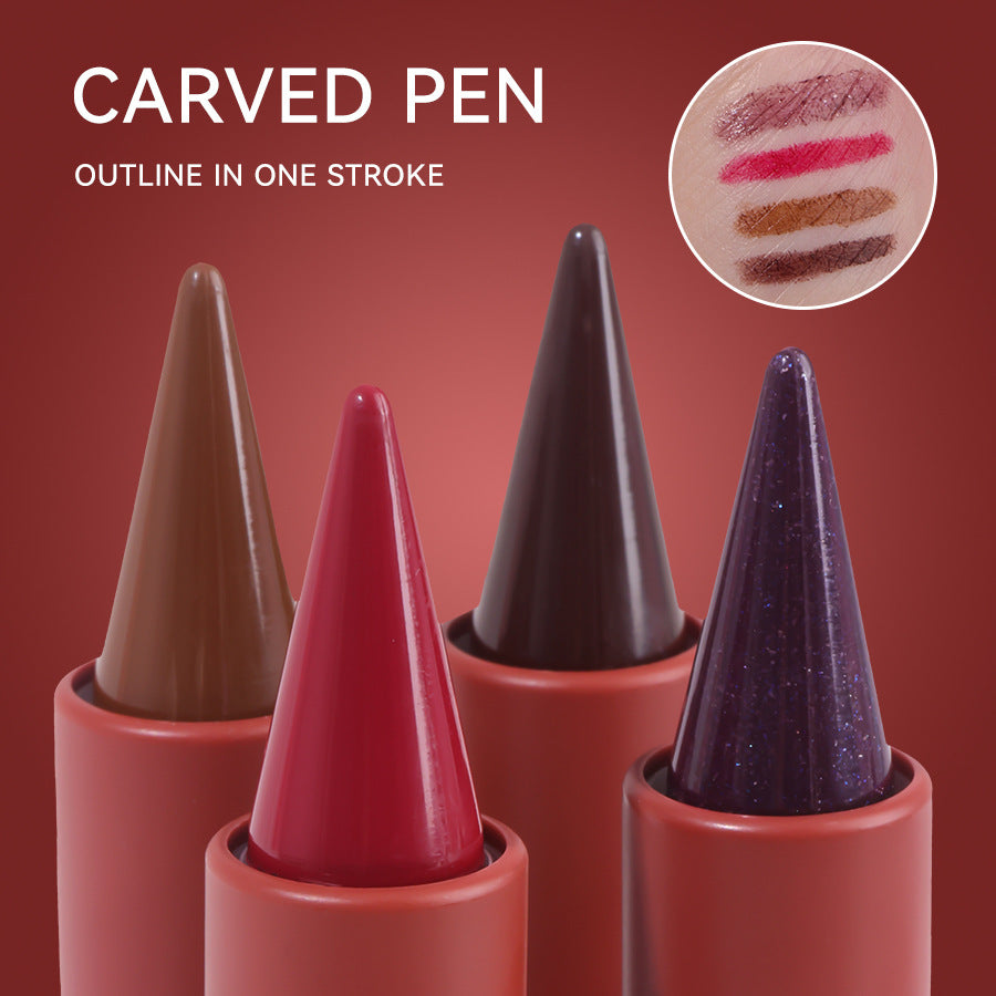 Cross-border Exclusive Hot-Selling Items KIRRMING 2-in-1 Eyeliner Lipstick 4Waterproof Long-lasting Matte Eyeliner