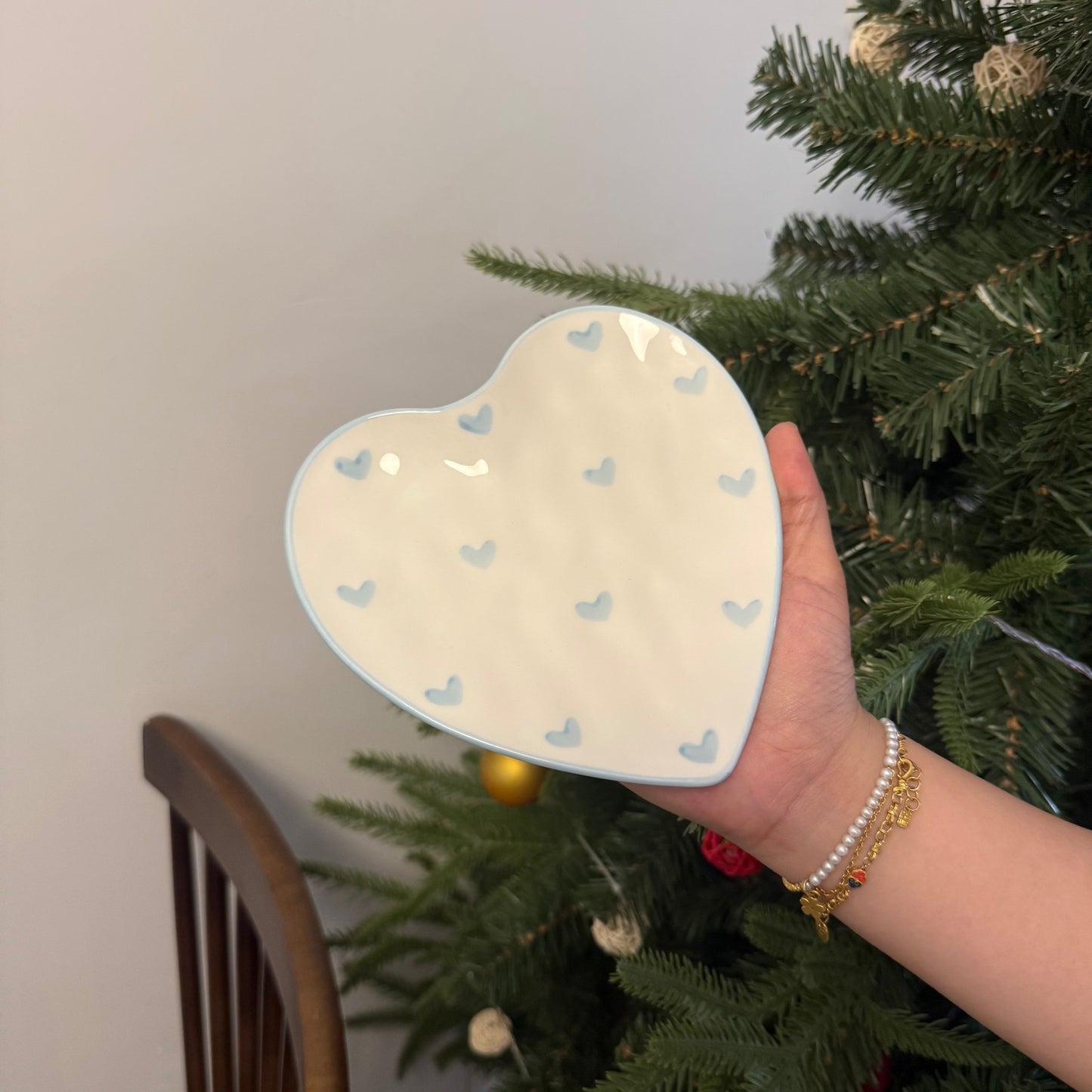 Korean Style ins Wind Hand-painted Heart Ceramic Cup and Saucer Hand Pinched Irregular Heart-Shaped Coffee Cup and Saucer Afternoon Tea Cup and Saucer