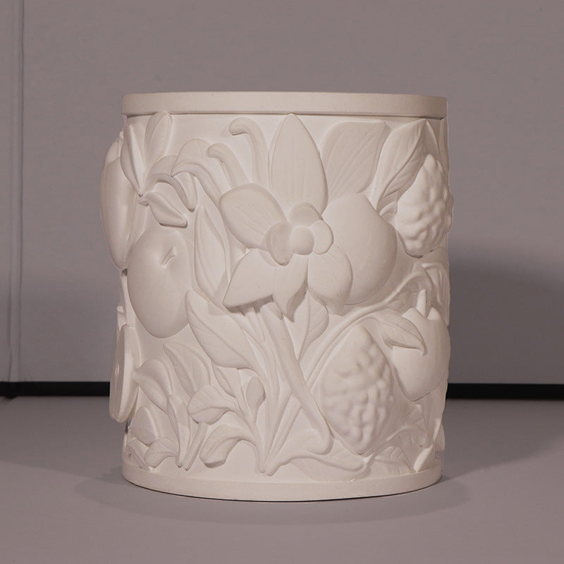 Lily diy Butterfly Rose Scented Candle Empty Cup Souvenir Plaster
