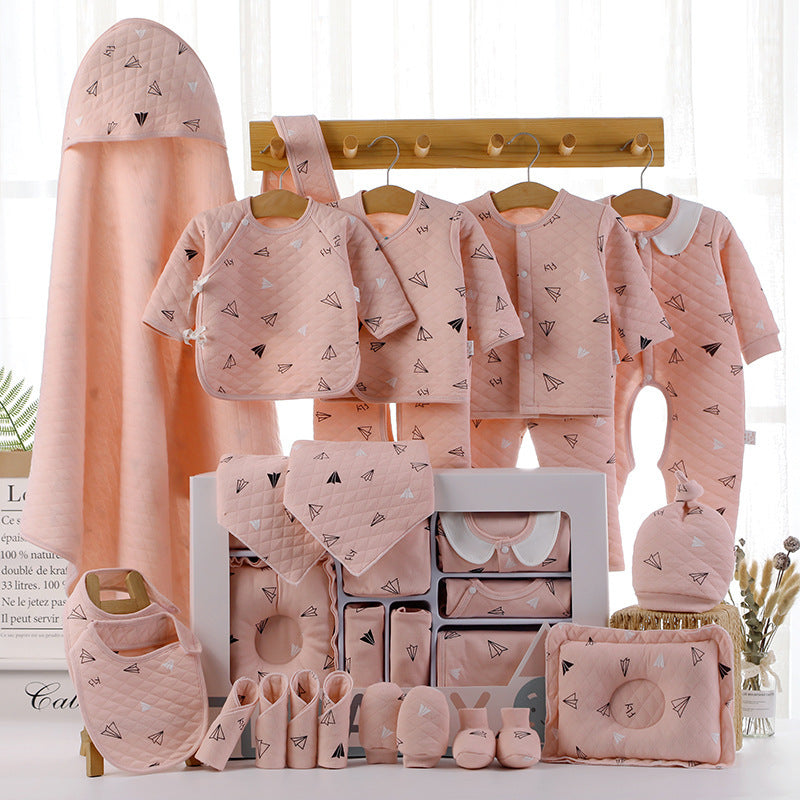 Newborn baby gift box pure cotton set03Newborn Baby Maternity Supplies Collection 100-Day Gift Set