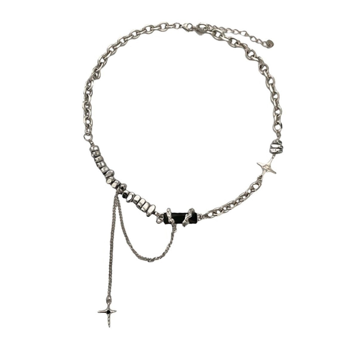 Light Luxury Niche Design Y2K Necklace Bracelet Set Elegant Versatile Sweet Cool Spicy Girl Choker High-end Collarbone Chain