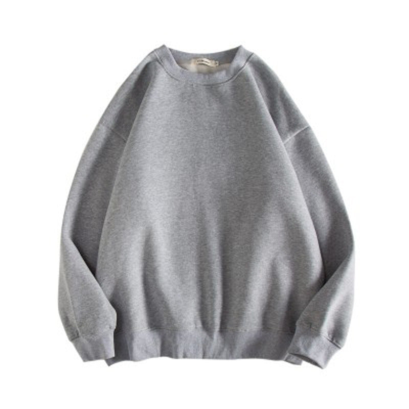 Base Layer Sweatshirt for Women, Autumn and Winter Loose Fit Lazy Style Hoodless Jacket, Thickened Couple Style, Korean Version, Class Uniform Wholesale