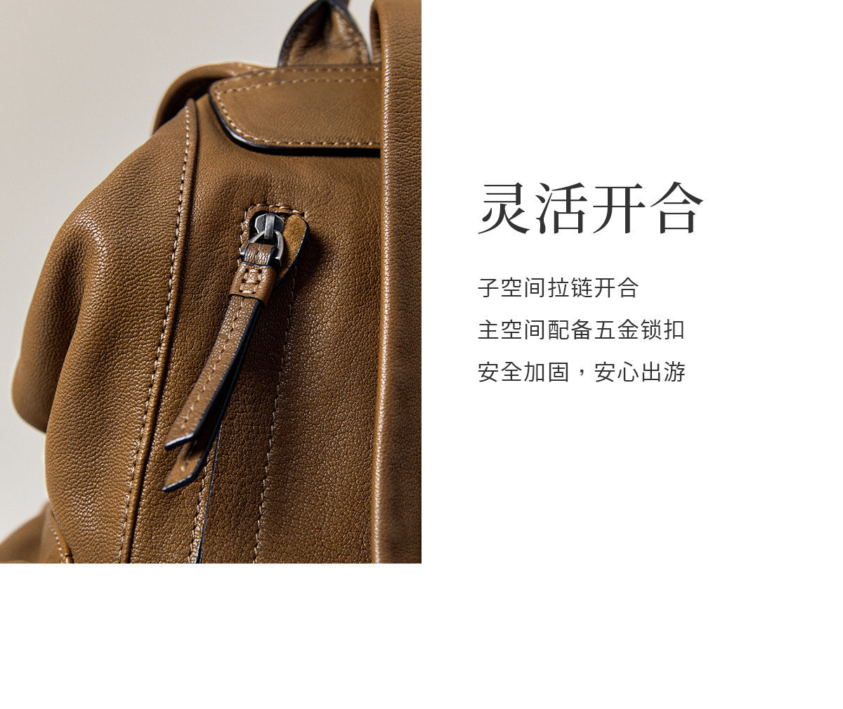 Qiu Zhen Vegetable-Tanned Sheepskin Self-Travel Backpack Travel Lightweight Casual Retro Genuine Leather Large Capacity Backpack Unisex http://detail.1688.com/offer/969513720056.html