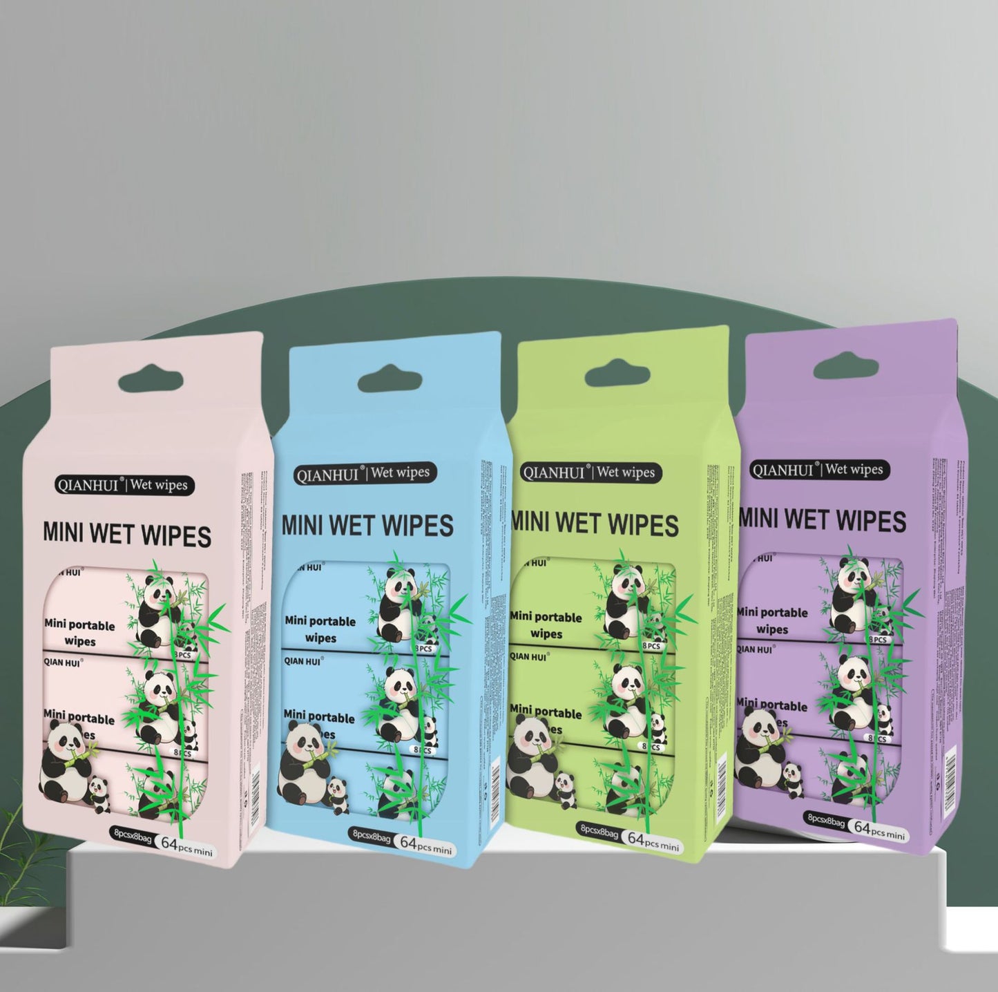 Mini Wet Wipes Small Pack Infant Hand Mouth Children Portable Extractable Cleaning Wipes Mini Baby Wet Tissues
