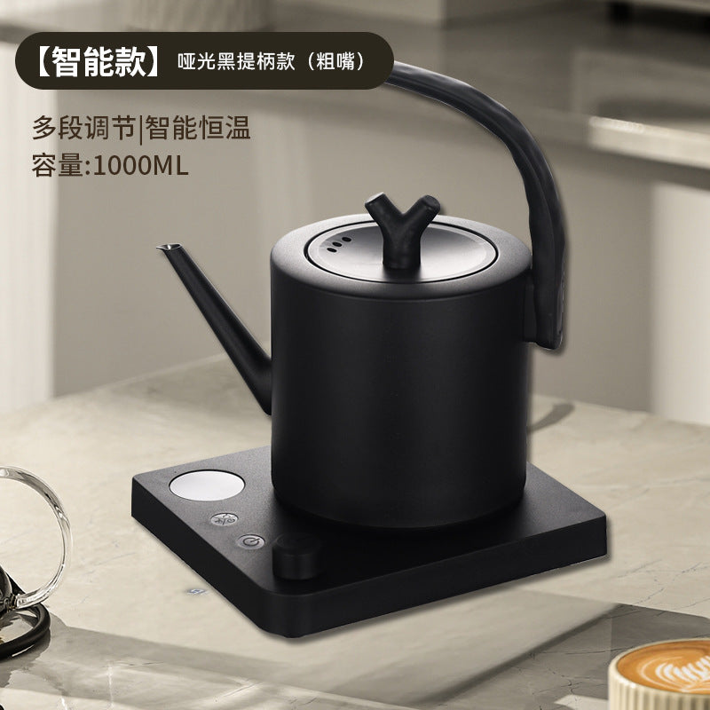 Cross-border Infinite Knob Temperature Control Pour-over Coffee Pot304Stainless Steel Electric Kettle Electric Kettle