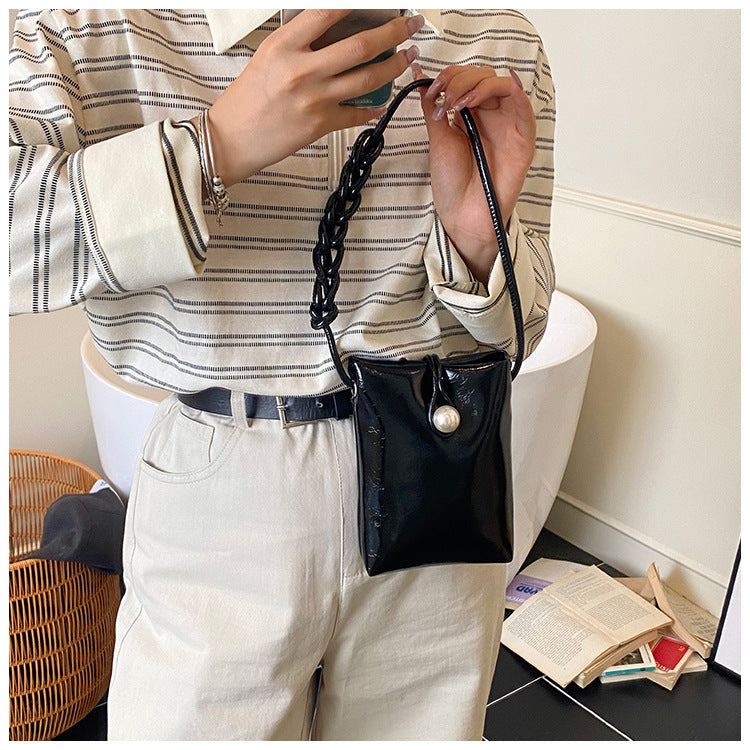 New Chinese Style Mini Handbag for Women2024New high-end versatile coin purse casual single shoulder crossbody phone bag