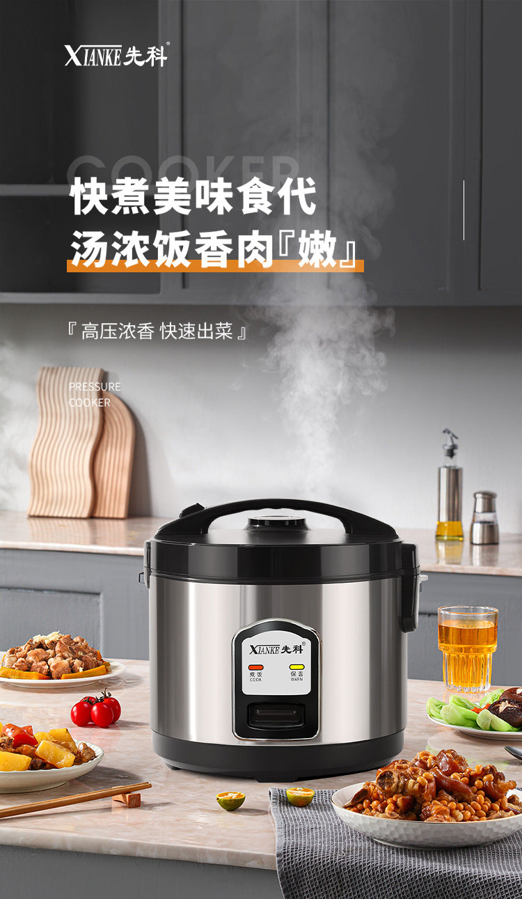 Mini Rice Cooker3-4Small Rice Cooker1-2People304Stainless Steel Food Grade Inner Tank Household Old Style5-6