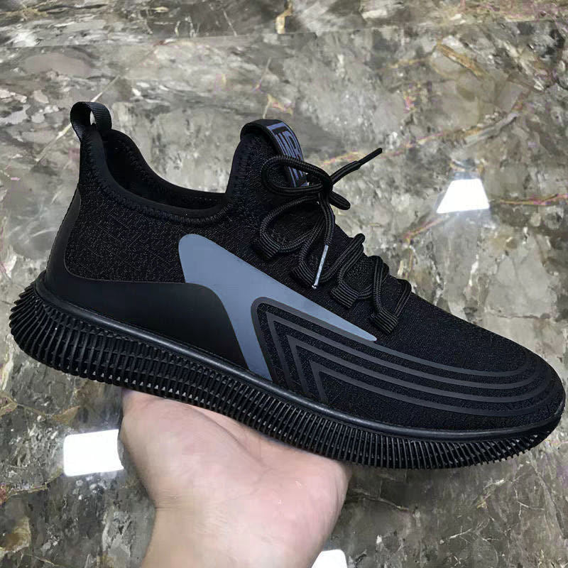 Men's Sneakers2024Spring New Trendy Casual Shoes Running Shoes Couple Shoes Mesh Flyknit Shoes Export