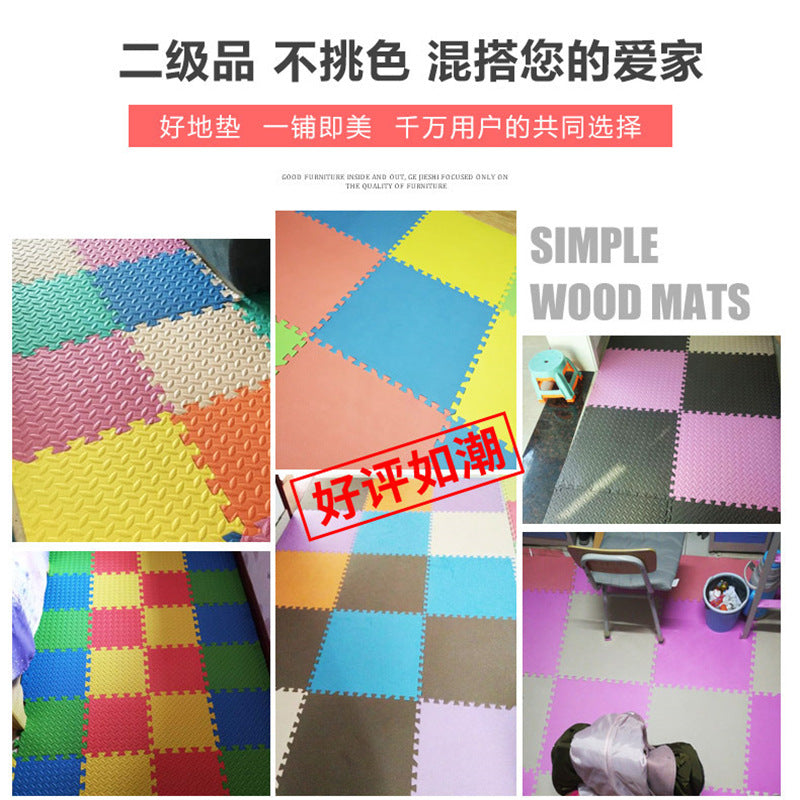 Baby Crawling Mat Large Size Odorless Foam Floor Mat Dormitory Bedroom Interlocking Floor Mat Children's Crawling Mat Plush Carpet