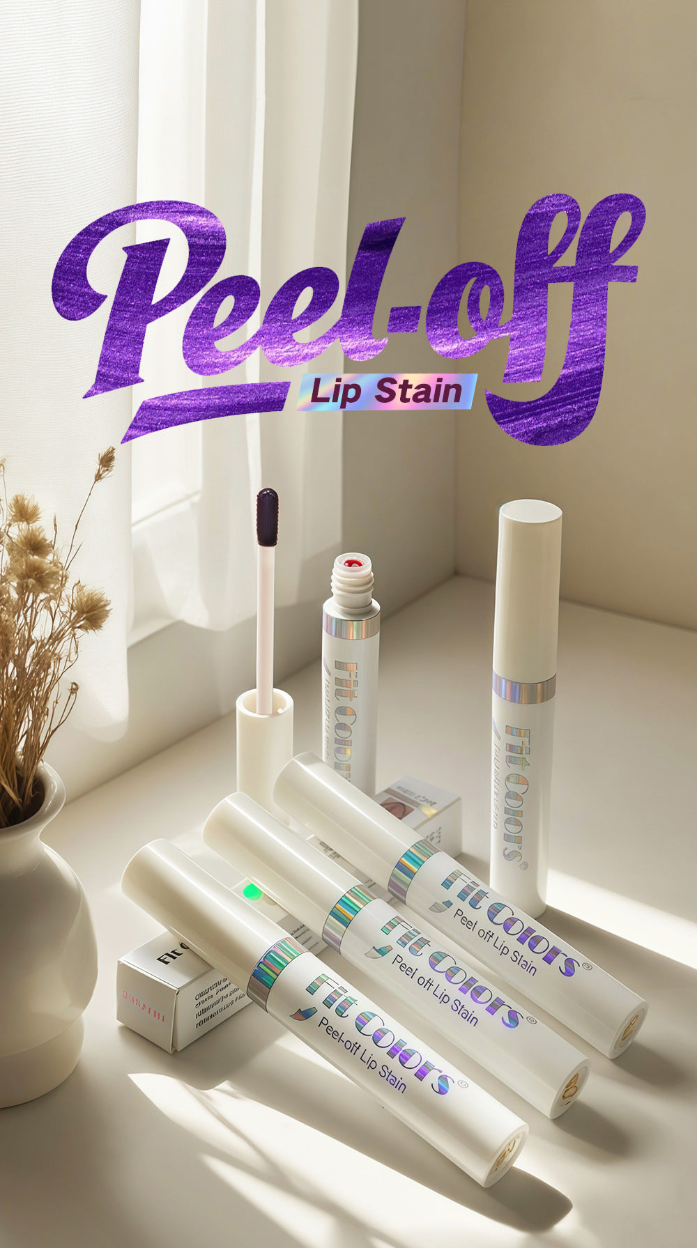 Fit Colors Tear and Pull Lip Gloss Natural matte easy-to-apply long-lasting non-stick cup waterproof lipstick cross-border