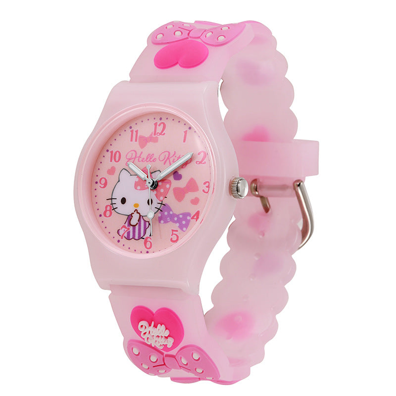 Cartoon Children's Watch Epoxy Sanrio Watch Elementary School Quartz Watch Wholesale Cross-Border E-commerce Wristwatch Decoration