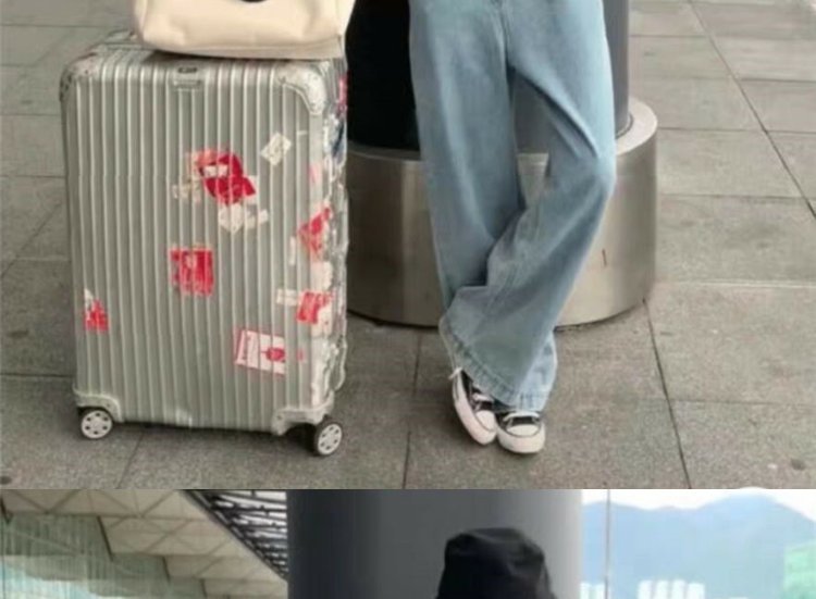 Internet Celebrity Floor-Length Pants2024Spring Summer New Long Pants Korean Style Loose Plus Size High Waist Wide Leg Jeans Overalls for Women