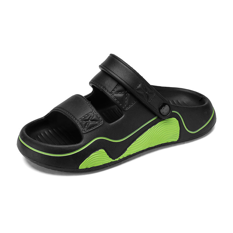 Fishing Slippers Summer New Style Outdoor Non-Slip Large Size Sports Sandals Men's Dual-Use Driving Massage Beach Sandals