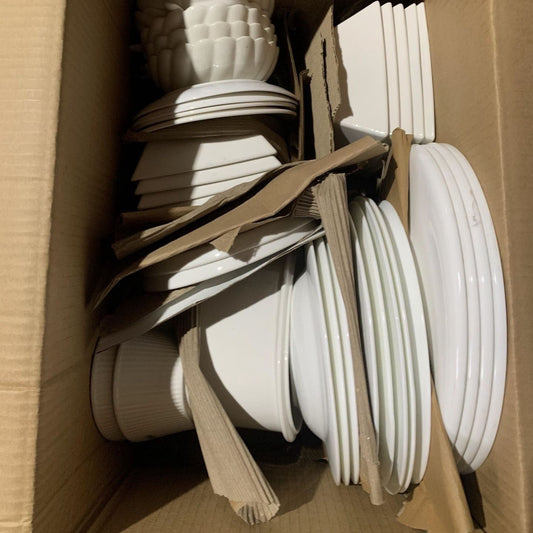 Tableware Bowl and Plate Set Ceramic Tableware Set ceramics Ceramic Plate plates Chaozhou Cross-Border Defective Products