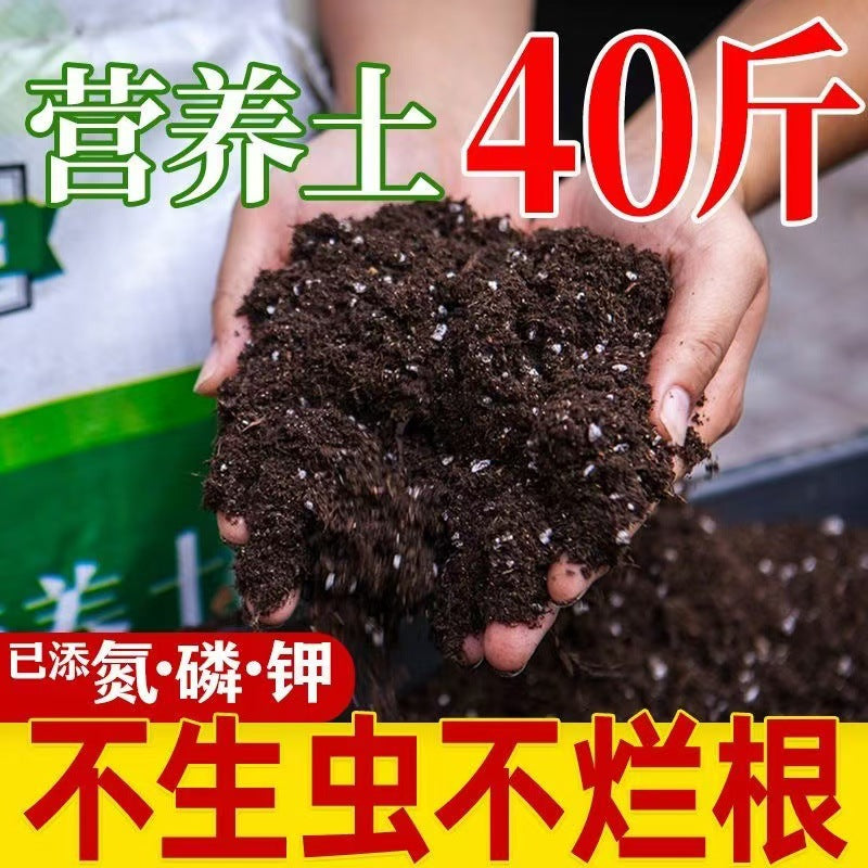 Nutrient Soil for Planting Flowers50Universal Succulent Nutrient Soil Garden Seedling Organic Breathable Loose Home Planting Flower Soil