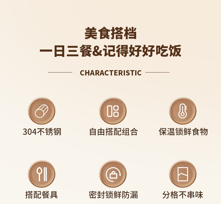 Corporate Annual Meeting Gifts Opening Offer logo Souvenirs for employees and customers lunch boxes bento cutlery gift set