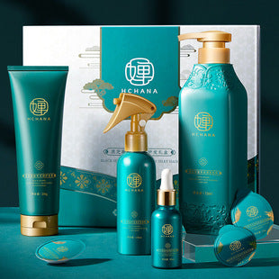 Han Chan Two-Split Yeast Amino Acid Skin Rejuvenation Set Hydrating Whitening Skincare Kit Niacinamide Skincare Set