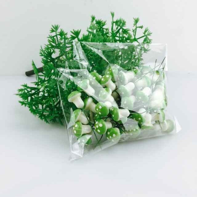 Simulation Plant 60A pack of colorful small mushrooms Special Offer Foam Mushroom Micro Landscape Potted Plant Accessories Ornaments