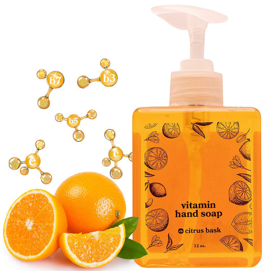 Liquid Soap Cross-Border Orange Long-Lasting Fragrance Bath Soap Liquid Bottle Liquid soap Handmade soap