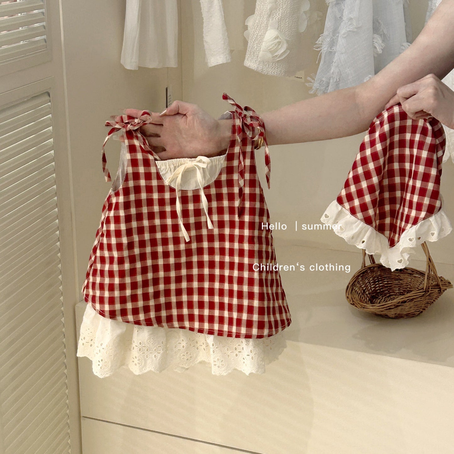Little Salted Lemon baby Summer New Dress2025Girls' Embroidered Flower Bud Dress Stylish Baby Girl Tank Dress Trendy