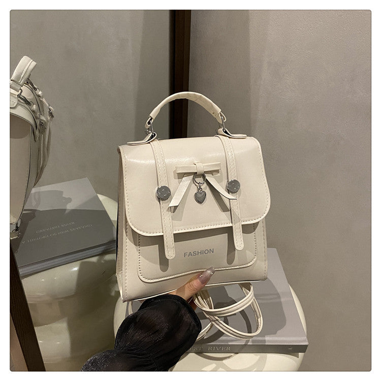 Single Shoulder Double Shoulder Women's Bag2025New Fashionable Girly Casual Multi-use Small Square Bag Spring Summer Hot-selling Women's Bag