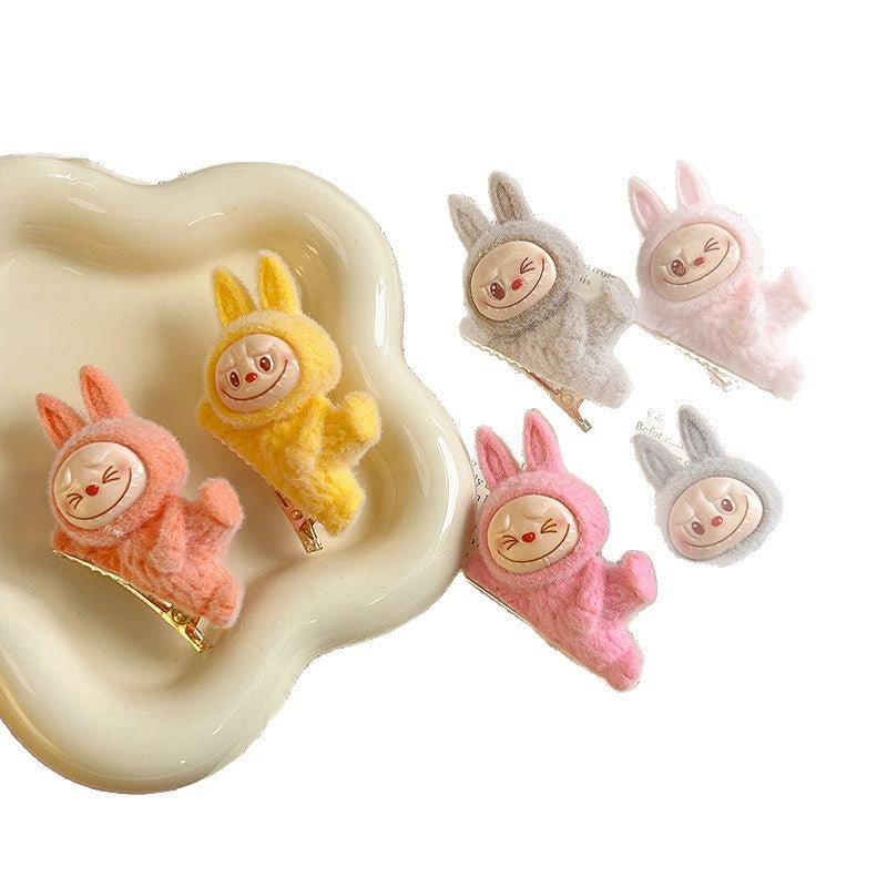 Cute Labubu Doll Hair Clip – Adorable Cartoon Accessory for Girls