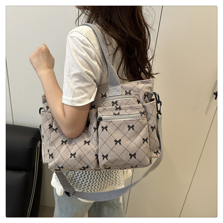 2025Summer New Simple Fashion Underarm Tote Bag This Year's Trendy Retro Commuter Shoulder Bag for Women