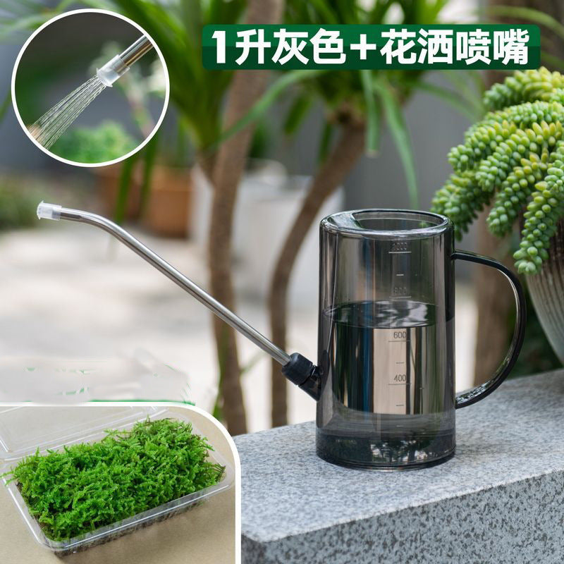 Stainless Steel Long Spout Watering Can High Aesthetic Home Use Watering Can for Green Plants Potted Plants Gardening Tool Factory
