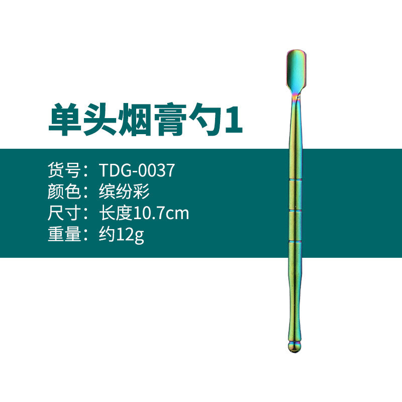 Manufacturer Wholesale Stainless Steel Tobacco Spoon Set Cleaning Pipe Tools Carving Tools Tobacco Spoon Tools Cross-Border In Stock