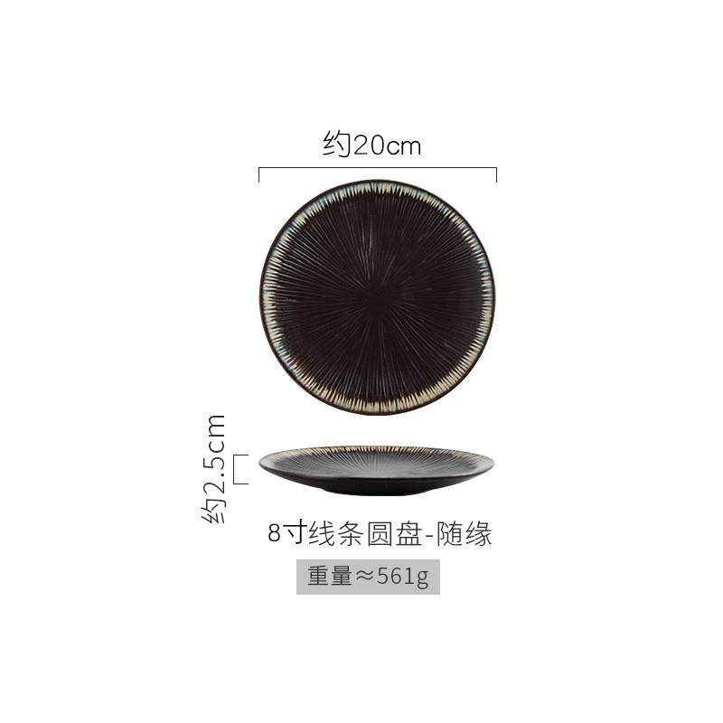 Japanese ceramic plates dish tray disc tableware set Plate