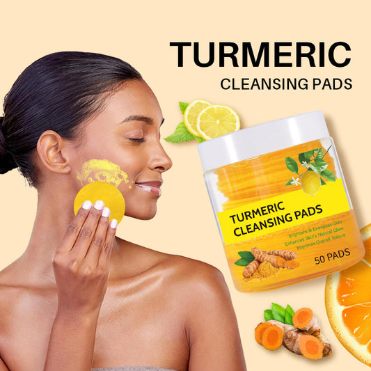 Cross-border foreign trade turmeric cleansing pads Turmeric Cleansing Pad Exfoliating Cleansing Facial Care
