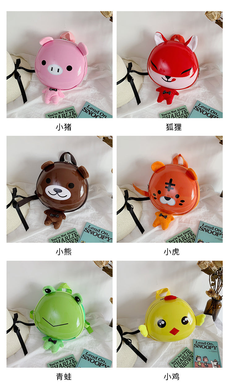 ~Anti-lost Backpack Cartoon Kindergarten Baby Boys Girls Children Eggshell Cute Small Backpack http://detail.1688.com/offer/963317968098.html
